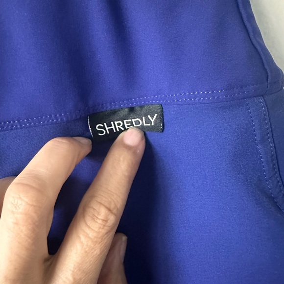 SHREDLY Limitless 7" Stretch Waistband High-Rise Short, Midnight sz 10 - Picture 3 of 4